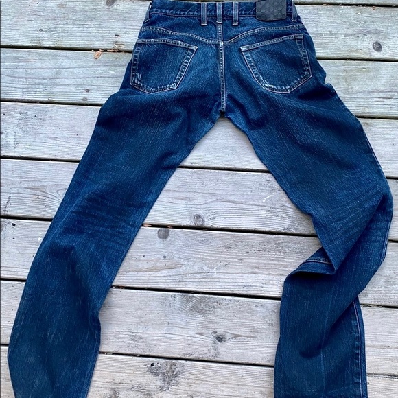 Gucci Dark Wash Slim Straight Leg Jeans - Picture 5 of 7
